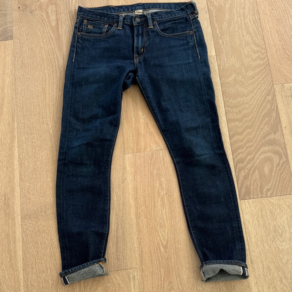 Ralph Lauren Double RL Dark Blue Skinny Jeans